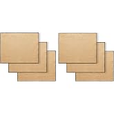 Home Wave 6'lı Siyah Dikiş Detaylı J&uuml;t Amerikan Servis 45 x 35 cm