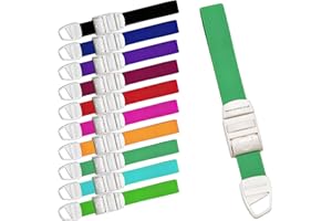 ROLSELEY Garrot Médical De Qualité Sans Latex Avec Boucle A Dégagement Rapide Et Lent Pour Infirmières, Sages-Femmes, Ambulanciers, Phlébotomistes, Médecins Et Etudiants En Médecine (BLEU SARCELLE)