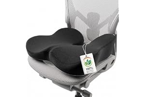 Ergonomisk Sittdyna – Memory Foam Kudde för Svanskotan, För Kontorsstol, Bil och Gamingstol