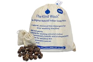SALVEO The Kind Wash Soap Nuts 1KG Laundry Detergent Washing Nuts For Clothes Natural Soap Organic Wash Nuts Soapnut Alternative to Soap Powder Washing Powder Laundry Detergent Sheets Washing Pods Capsules