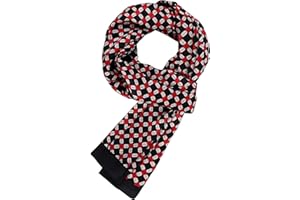 WANYING Nobile Seta Sciarpa per Uomo 100% Seta 11 Momme Sciarpa Doppio Strato per Primavera Estate Autunno Casual Business 155x26cm