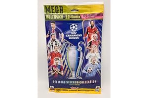 manuelkant MEGA Multipack da 10 bustine + 1 Bonus Pack per la raccolta di figurine Champions League 2024 2025 Topps