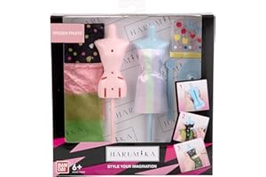 Bandai- Harumika-Coffret Styliste Deluxe-Thème Frozen Fruits-Kit de Loisirs créatifs-pour créer sa Mode sans Fil, sans Aiguille, 40431