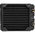 CORSAIR Hydro X Series XR5 140mm Water Cooling Radiator - Single 140mm Fan Mount - Premium Copper Construction - Easy Installation - Black