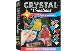 Curious Universe Crystal Creations Spring Birds Kit | Diamond Painting for Adults | Arts and Crafts Gifts | Animal Crafting for Teenagers