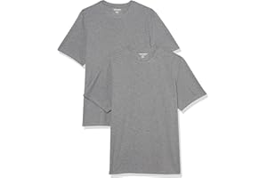 Amazon Essentials Koszulka Mężczyźni Regular-fit Short-sleeve Crewneck T-shirt, Pack of 2 (2 w zestawie)