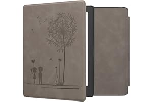 kwmobileÉtui Compatible avec Kobo Aura H2O Edition 2 Coque - Étui à Rabat magnétique tabletteeReader Similicuir - Gris