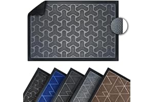 Asquare Zerbino per interni ed esterni, per interni ed esterni, in diverse misure (grigio griglia, 40 x 60)