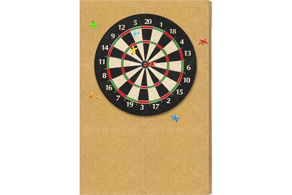 Keagan Dart Board Wall Protectors Dartboard Surround Cork Self-Adhesive Spliced Wall Surround Board Easy Assembly Dart Surround Cork Dart Board Wall Protector Tan