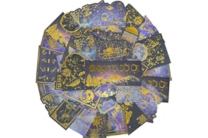 GOGOU 60 Feuilles Autocollants Scrapbooking Stickers Univers, Washi Adhésif Décoratifs pour Scrapbook Bricolage Album Bullet Journal Agenda Calendrier Carnet