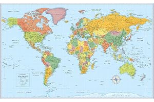 Rand McNally Signature Edition World Wall Map: Fol