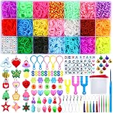Kit De Fabrication De Bracelets élastiques Avec 2700+ Bandes Et Accessoires