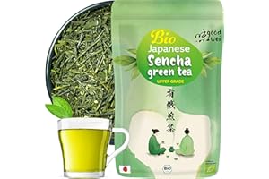 ‎GOODWEI Goodwei zielona herbata organiczna Sencha z Japonii - autentyczna Sencha Premium Grade, 250g