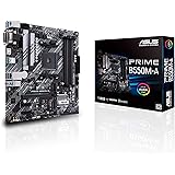 ASUS Prime B550M-A AMD B550 (Ryzen AM4), dual M.2, PCIe 4.0, DDR4 4400, 1 Gb Ethernet, HDMI/D-Sub/DVI, USB 3.2 Gen 2 Type-A, 
