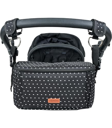 Bello it Borsa per Passeggino,Organizer per Passeggino o Carrozzina, Borsa da Passeggino Universale Dei Animati Cartoni Design, Leggera e Capiente (Scoiattolo