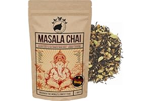 ‎NANANATURA NanaNatura's MASALA CHAI TEE 100g | perfekt für Chaitee, Chai-Latte mit Milch oder Iced Chai | 100% natürlich | köstlicher Schwarztee mit aromatischen indischen Gewürzen | wärmend & energetisierend