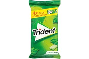Trident Chicles Sabor Hierbabuena Trident 4x14g, 56g