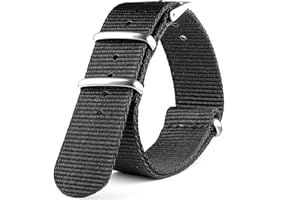 Neckarian NATO Strap 18mm 20mm 22mm 24mm Army G10 Uhrenarmband Nylon Military Watch Band für Männer Frauen