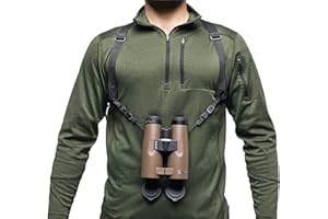 Bushnell - Universal Binocular Harness With Quick Release Buckles - Mesh Vents - Bird Watching - Travelling - Wildlife - Outdoor - Animals - Hiking - BASFHARN