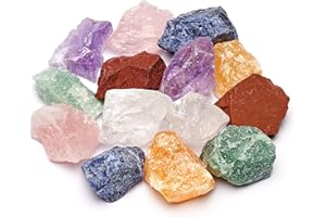 PURAJA Duża mieszanka kamienia wodnego | 100% naturalnych kamieni | zestaw kamieni leczniczych z 7 najpopularniejszymi kamieniami naturalnymi | 300 g kamieni szlachetnych do wody pitnej | kamienie wodne premium do uzdatniania wody