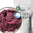 Pure Natural BlackBerry Powder No Additives | XL 300g Freeze Dried Fruit Powder for Superfood Smoothie, Cocktails, Baking, Cake Decorations | Natural Pure Dried Fruit Milled to Superfood Powder