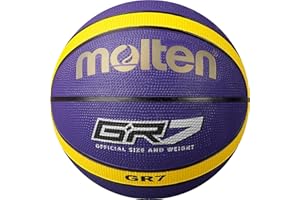 Molten GR Basketball, Indoor/Outdoor, Premium Rubber, Impact Colour