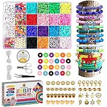 skytowards 4780 PCS Perles pour Bracelet, Perles D'argile Polymère