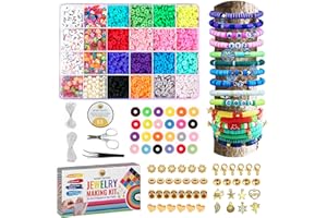 Deluxe Schmuckherstellungs-Kit – Kreativset für Einzigartige Halsketten, Armbänder und Ohrringe: Ideales Kreativ-Geschenk für Schmuck & Kunsthandwerk