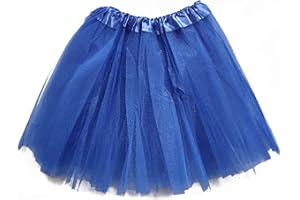 MUNDDY - Tutu Elastico Tul 3 Capas 30 CM de Longitud para niña Bebe Distintas Colores Falda Disfraz Ballet (Envio 48-72h con Seguimiento Desde Madrid)