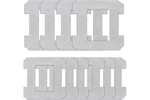 HUMTEOXI 10 sztuk podkładek do czyszczenia okien ECOVACS WINBOT W2 Omni / W2 / W1 Pro / W1 Pro / W1 robot do mycia okien, ściereczki z mikrofibry wielokrotnego użytku i nadają się do prania, skutecznie czyści