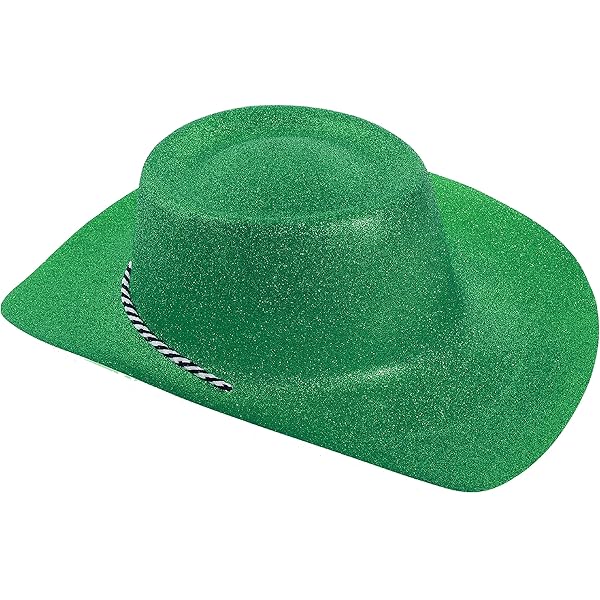 KruhitkaLove / Green Party Cape、Hatセット I LOVE FANCY DRESS LTD Glitter Cowboy Hat, Green : Amazon.co
