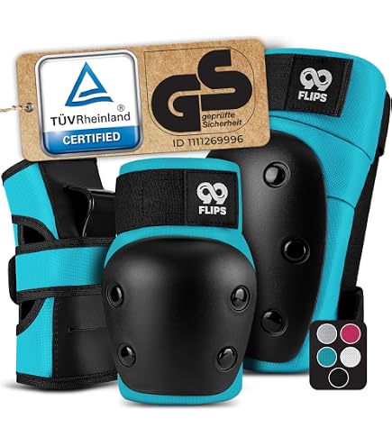 187 Killer Pads Juniors Six Pack Pad Set in Electric Bolt- Gear West