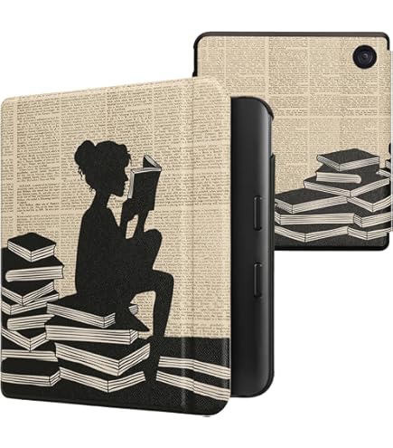 Custodia Magnetica Ultra Sottile Per Kobo Libra Colour - Pelle PU, Funzione Sleep/Wake, Cinghie Di Sicurezza - Foto 12