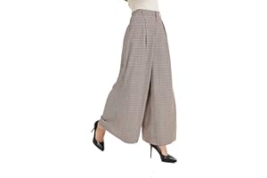 Tronjori Damen Hose Weites Bein Frauen Lange Hose mit Taschen Einfarbig Lose elastische Hohe Taille Freizeithose Business-Arbeitshose für Freizeit Arbeit Büro