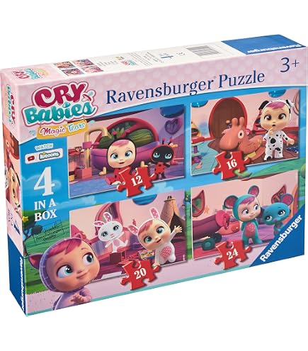 Puzzle Géant Cry Babies 60 Pièces Ravensburger - 70x50cm Pour Enfants Dès 4 Ans
