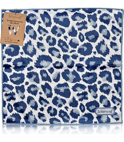 Lot De 6 Chiffons Microfibre Marbrés CREATCABIN - 15,5x15,5 Cm, épais, Pour Lunettes, écrans, Objectifs Photo
