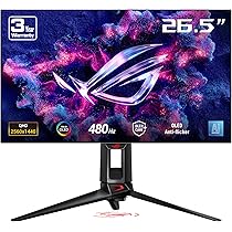ASUS ROG Swift OLED PG27AQDP, 27 Zoll WQHD Gaming Monitor, 480 Hz