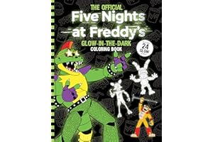 Five Nights at Freddy's Glow in the Dark Coloring Book | The Perfect Stocking Stuffer!