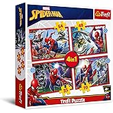Trefl Puzzles - "4'&uuml; 1 arada" - Kahraman &Ouml;r&uuml;mcek Adam/Disney Marvel &Ouml;r&uuml;mcek Adam