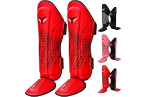 Mytra Fusion Adult Shin Pad, Shin Protector, Shin Guard For Boxing, MMA, Muay Thai, Martial Arts Training