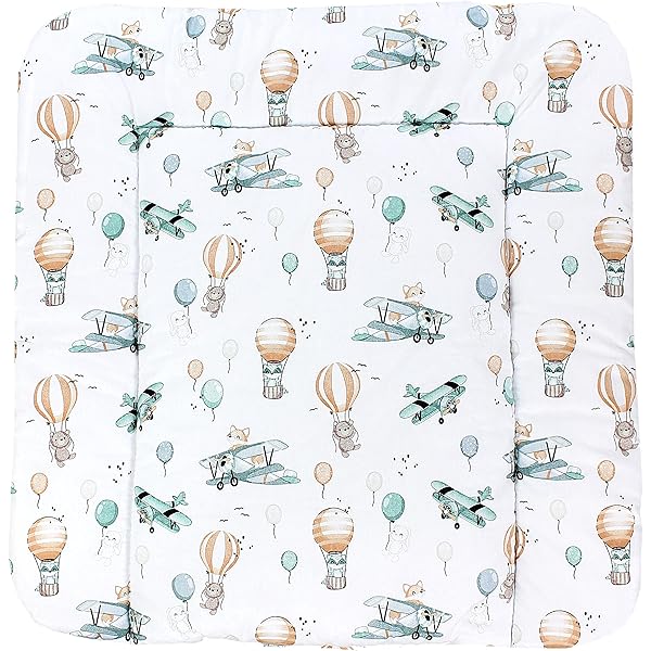 Coprimaterassino Fasciatoio Roba Lil Elephant 75x85cm - Cotone GOTS, Morbido E Lavabile, Blu Chiaro - Foto 12