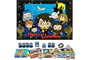 Undercover Kalendarz adwentowy Harry Potter – 24 wspaniałe i kreatywne niespodzianki – kalendarz na przybory piśmiennicze jako pomysł na prezent – odliczanie na Boże Narodzenie – wspaniały artykuł na