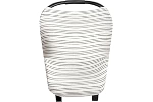 Copper Pearl Baby Car Seat Cover Canopy and Nursing Cover Multi-Use Stretchy 5 in 1 Gift "Midtown"