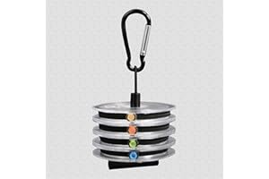 SPRINTON MAXIMUMCATCH Fliegenfischen Tippet Linie mit Tippet Holder & Vorfachspulenhalter, klar, 50m/55yds, 4 Stück