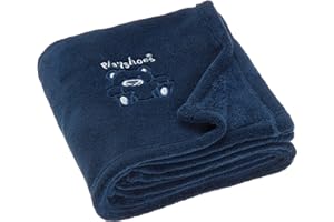 Playshoes Plaid polaire bleu marine 75x100 cm