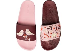 Dedoles Ciabatte & Pantofole Donna Uomo & Bambini Sandali per Spiaggia e Piscina con tanti Design Patatine Fiori Volpe Lama Nuvole Ketchup Regalo