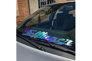 ‎1A STYLE STICKER Tiefflieger Frontscheibenaufkleber Auto Hologramm Oilslick Sticker Low deep is a Lifestyle Dapper Stance airride