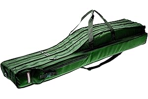 Cormoran Mallette de Canne à pêche rembourré 5097 1,30–1,95 m