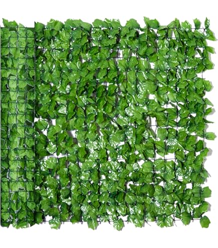 VEVOR Kunstmatige Buxus Panel UV 24 stks Buxus Hedge Wandpanelen Kunstgras Achtergrond Muur 24X 16 4 cm Groene Gras Muur, Nep Hedge voor Decor Privacy Fence Indoor, Outdoor Tuin Achtertuin