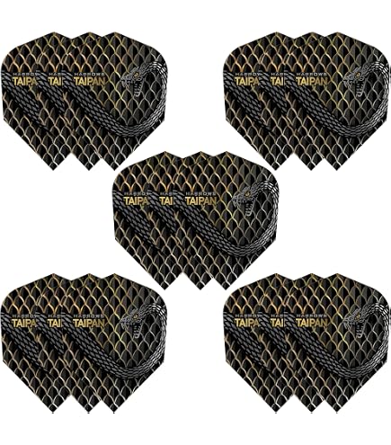 Mission Shades Dart-Flights – Standard Nr. 6, 100 Mikron, Mit UV-Effekt, In Verschiedenen Farben Erhältlich